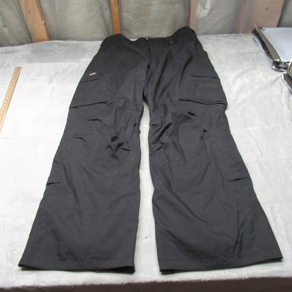 Burton Snow Pants Mens XL Tall Black Waterproof Ski Winter Wind Cargo 39x33